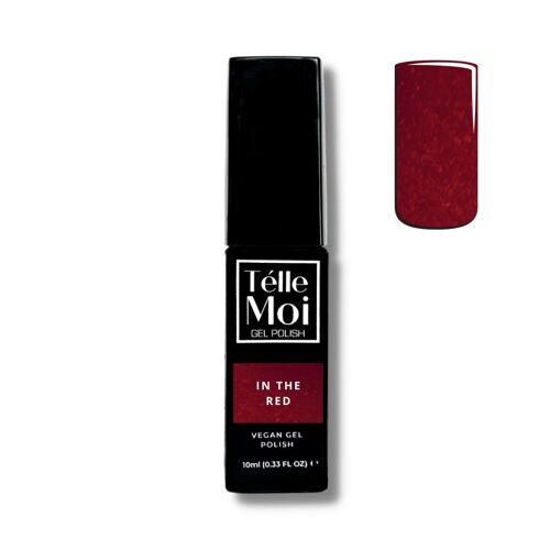 GEL In the Red | Red Glitter Gel Nail Polish Red / Glitter / 10ml
