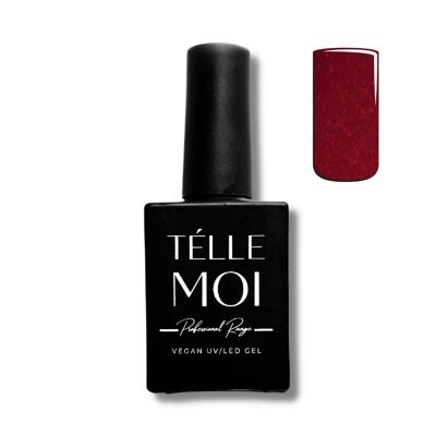 GEL In the Red | Red Glitter Gel Nail Polish Red / Glitter / 15ml
