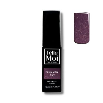 GEL dégonflé | Vernis à Ongles Gel Violet Pailleté Violet / Pailleté / 10ml 1