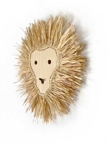 MASQUE À LACER Lion en Bois - DIY - modèle "KOPA" 4