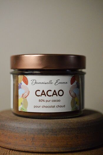 Cacao pour Chocolat Chaud - 80% pur cacao 1
