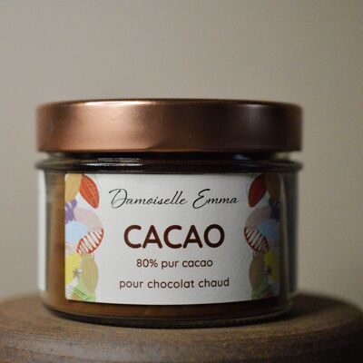 Cacao pour Chocolat Chaud - 80% pur cacao