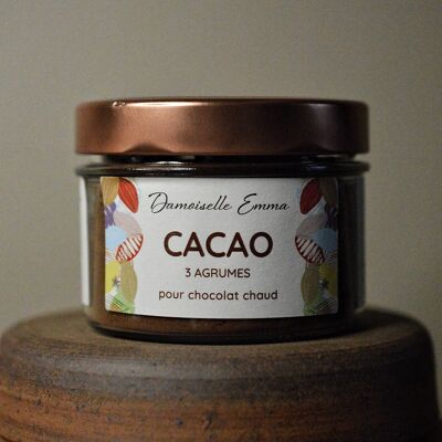 Cocoa for Hot Chocolate - 3 citrus fruits