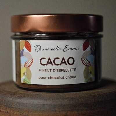 Cacao pour Chocolat Chaud - Piment d'Espelette