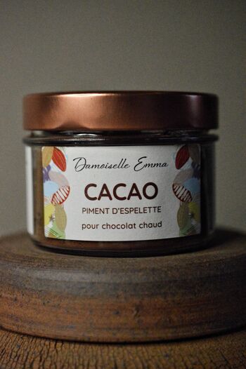 Cacao pour Chocolat Chaud - Piment d'Espelette 1