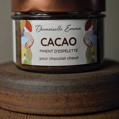Cacao pour Chocolat Chaud - Piment d'Espelette