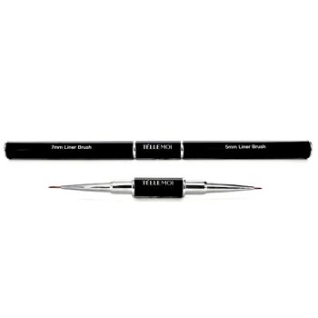 Télle Moi 5/7mm Liner Brush Outil d'art pour ongles et gel à double extrémité 1