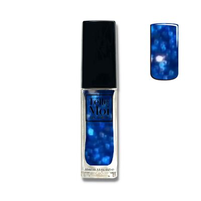 You Blue my Mind | Blue Glitter Nail Polish