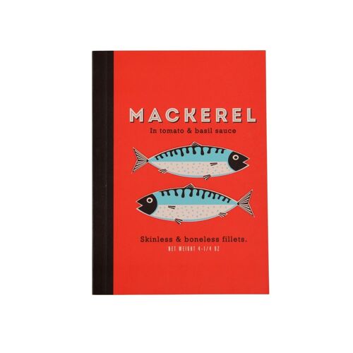 A6 lined notebook - Fish