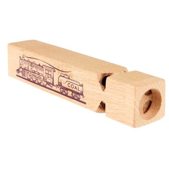 SIFFLET DE TRAIN TRADITIONNEL EN BOIS 3