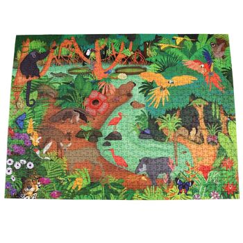 Puzzle (1000 pièces) - Forêt tropicale 4