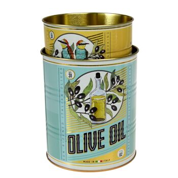 Boîtes de conservation (lot de 2) - Huile d'olive 2