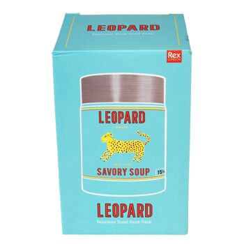 Gourde alimentaire en inox - Léopard 2