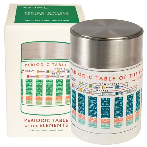 Stainless steel food flask - Periodic Table