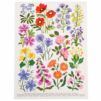 Puzzle (1000 pièces) - Fleurs sauvages 4