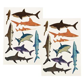 Tatouages temporaires - Requin 2