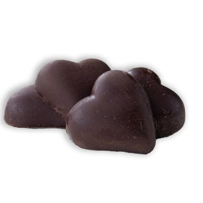 Love Hearts, cioccolato solido alla rosa, sfuso 2,5 kg vegan biologico