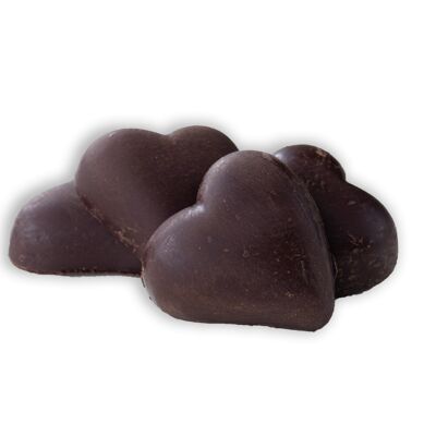 Love Hearts, solid rose chocolate, bulk 2.5kg vegan organic