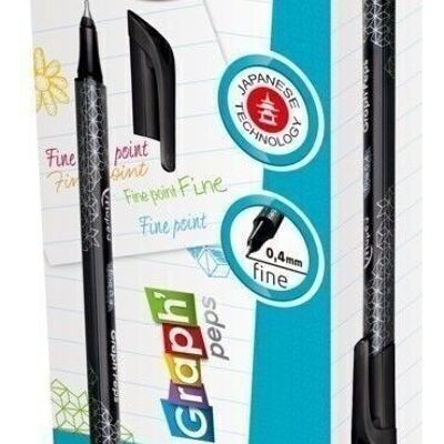 BOLIGRAFO FINO GRAPHPEPS DECO CAJA NEGRA