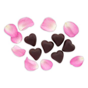 Love Hearts, chocolat rose solide, vrac 5kg végétalien bio 3