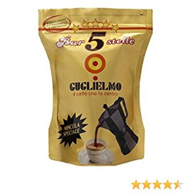 Caffè Guglielmo - Barra de Oro 5 Estrellas (250 g de café molido)