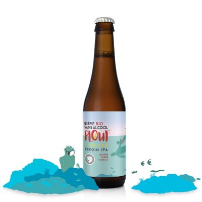 Bier Plouf L'Apnée - IPA ohne Alkohol - 33cl