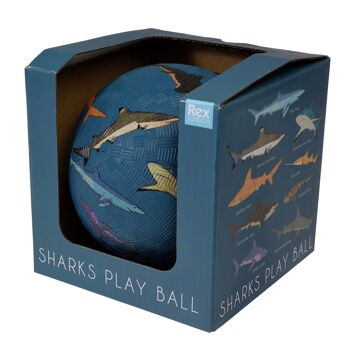 Ballon de jeu 12,5cm - Requins 3