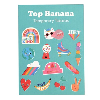 Temporäre Tattoos - Top Banana