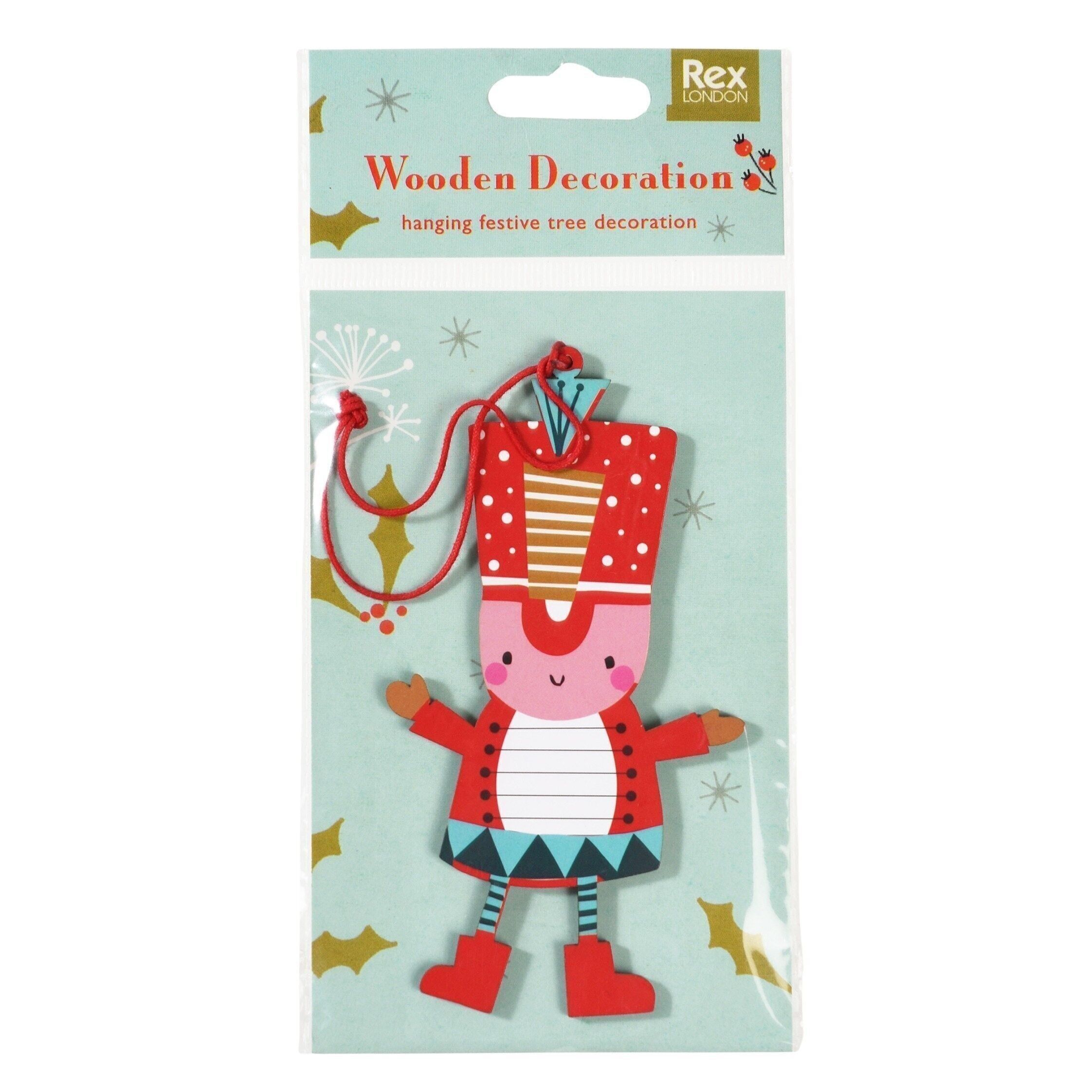 Wooden soldier Christmas decoration