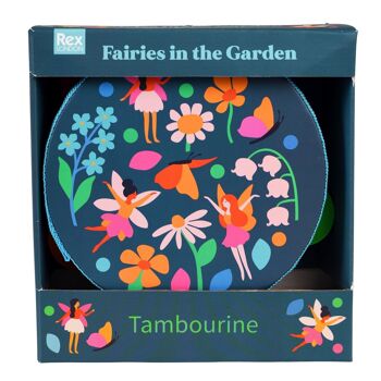 Tambourin pour enfants - Les fées du jardin 1