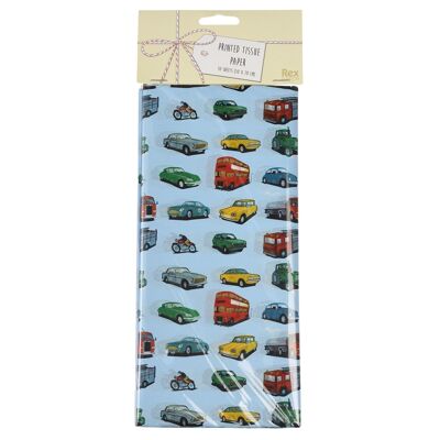 Tissue paper (10 sheets) - Road Trip