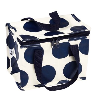 Insulated lunch bag - Navy on white Spotlight