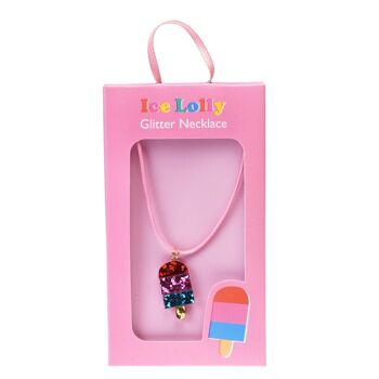 Collier pailleté enfant - Ice lolly 1