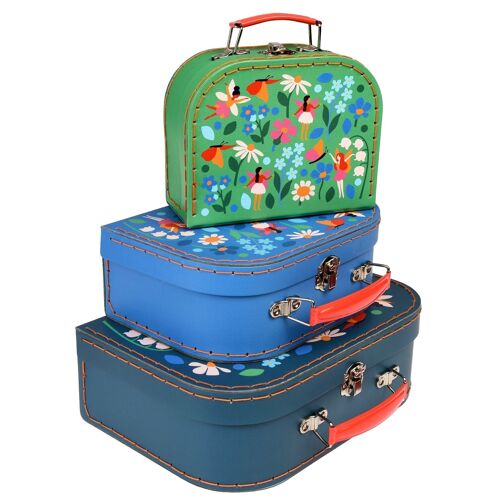 Storage cases (set of 3) - Fairies in the Garden