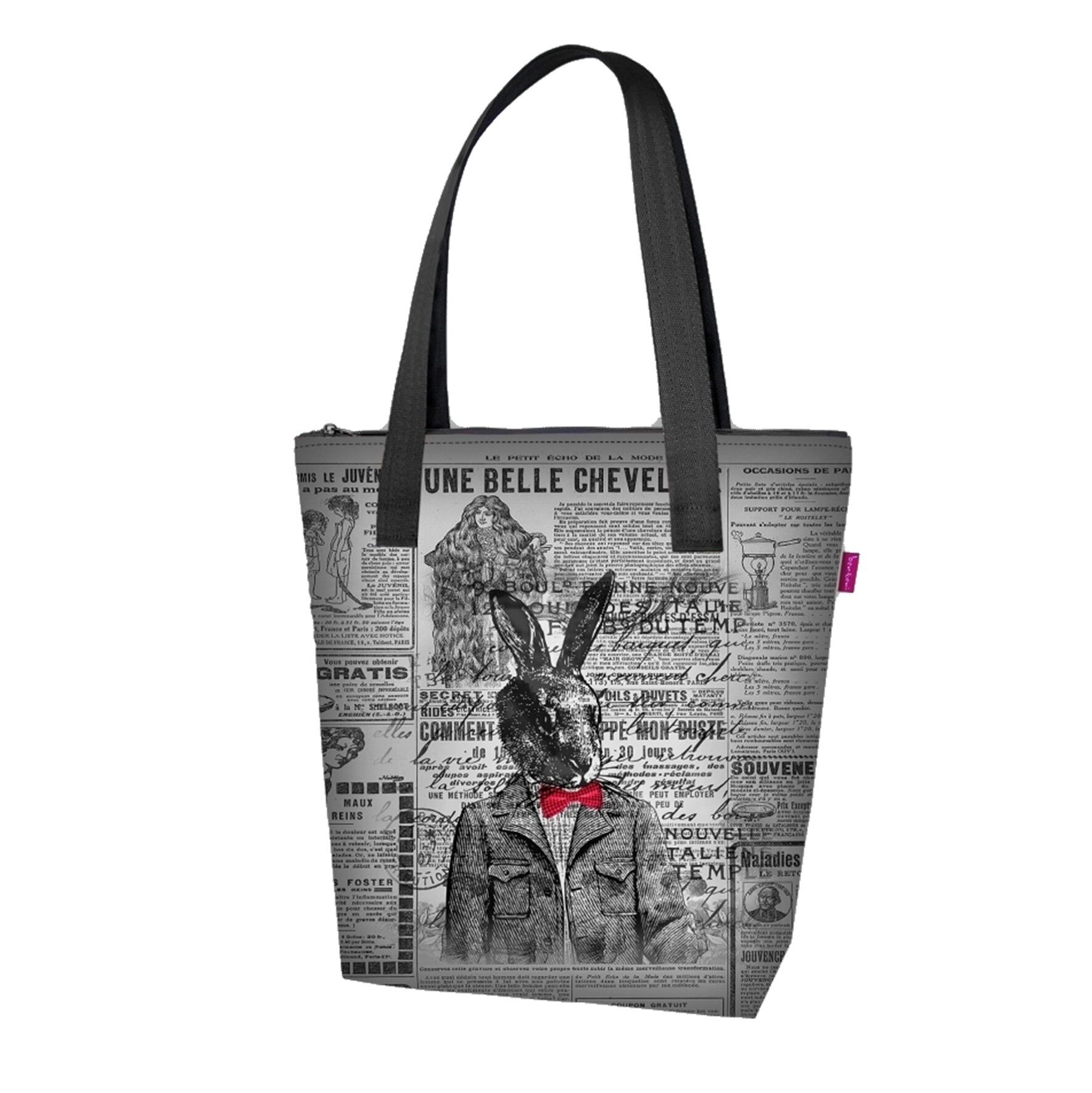 Borsa Coniglio A Spalla En Toile Linea Viva Bertoni