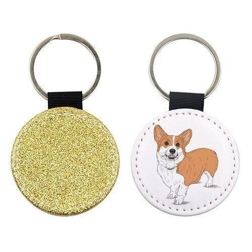 KEYRINGS, CORG-EOUS CORGI DOG BY ADAM REGESTER