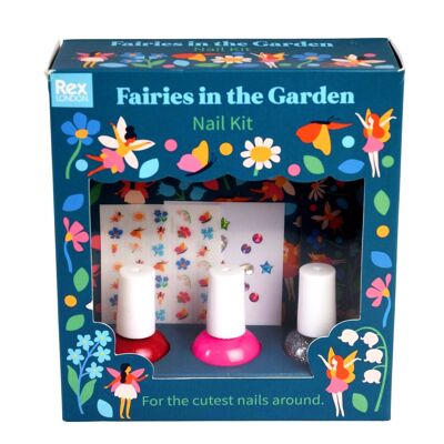 Kit de uñas infantil - Hadas en el Jardín