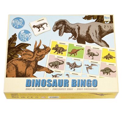 Bingo de dinosaurios - Tierra prehistórica