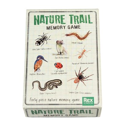 Jeu de mémoire (40 pièces) - Sentier nature