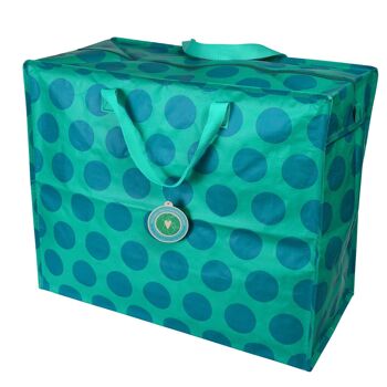 Sac de rangement Jumbo - Spot bleu sur turquoise 1