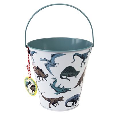 Children's tin bucket - Prehistoric Land