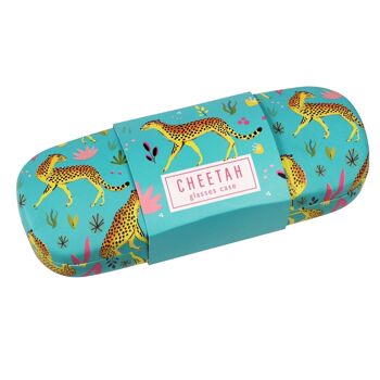 Etui à lunettes & chiffon de nettoyage - Guépard 1