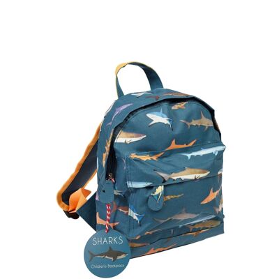 Mini mochila infantil - Tiburones