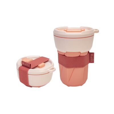 MuC My useful Cup® Blossom - faltbarer Mehrwegbecher - 350ml