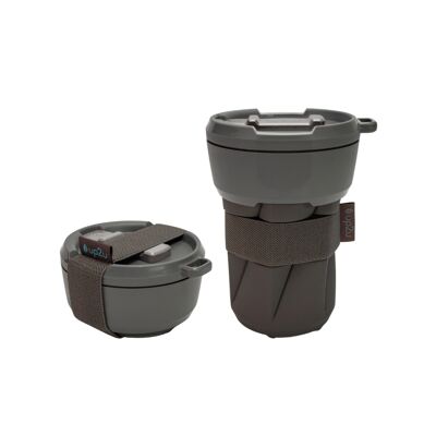 MuC My useful Cup® Stone - foldable reusable cup - 350ml