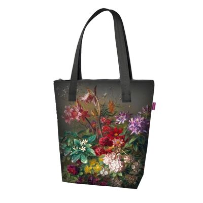 Bouquet Shoulder Bag In Canvas Vivà Line Bertoni