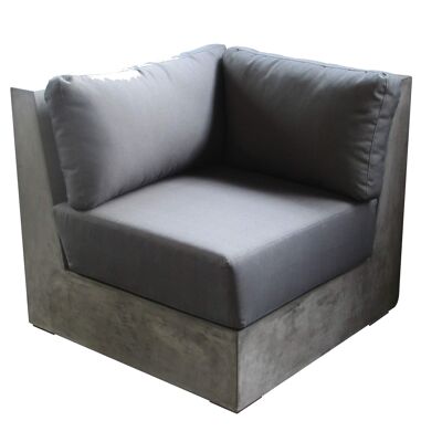 Novum lounge chair Concrete lounge corner element