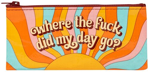 Where'd My Day Go Pencil Case - new!