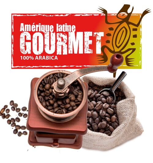 Café "GOURMET" - Amérique latine - 5 kg GRAINS VRAC