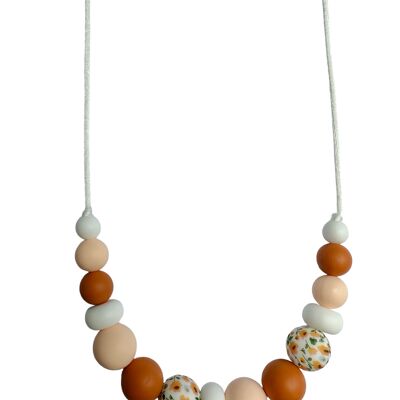 Nursing or carrying necklace - Poppy